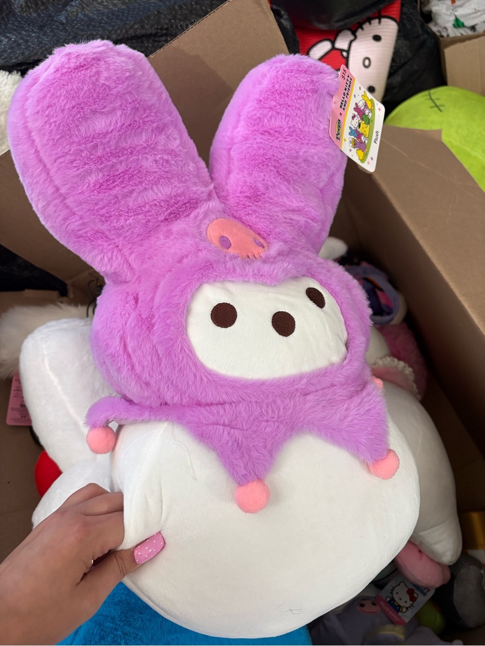 Kuromi Peeps plushie BNWT